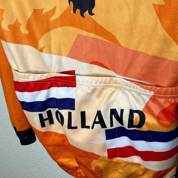 Holland Miloto Bicycle Zip Shirt Sz XL - Picture 6 of 6